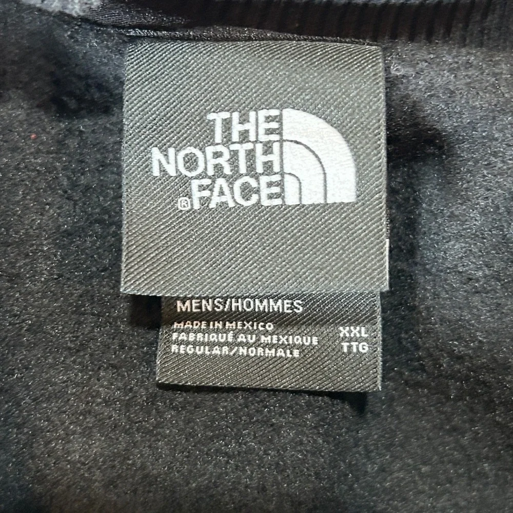 The North Face Mens XXL Black Fleece Crewneck Sweatshirt Utility Pocket